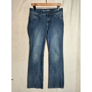 Wrangler Womens Boot Cut Jeans Medium Wash Blue Denim 09MWZAH 7x32